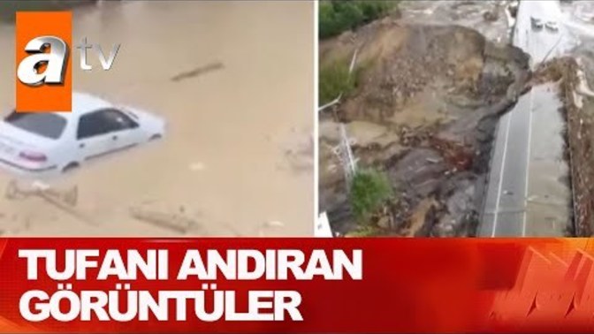 Karadeniz'i sel aldı. Gördünüz mü?