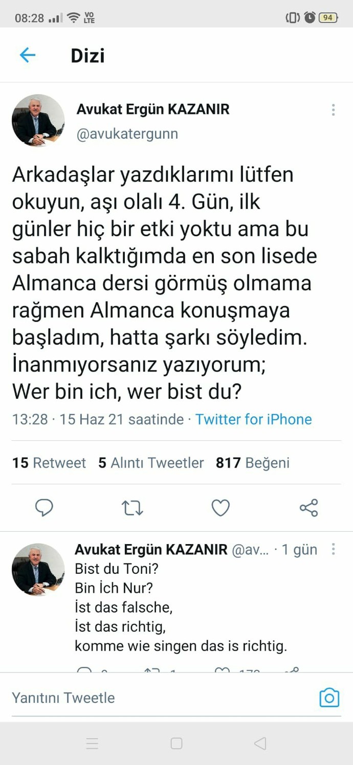 Bugün Biontech aşımı oldum. Tahmini ne zaman çipim aktifleşip Almanca konuşurum?