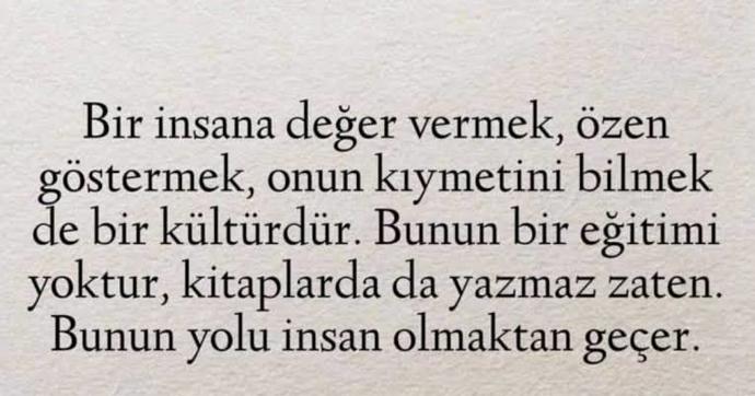 “Değer” karşılıklı mı olmalıdır?