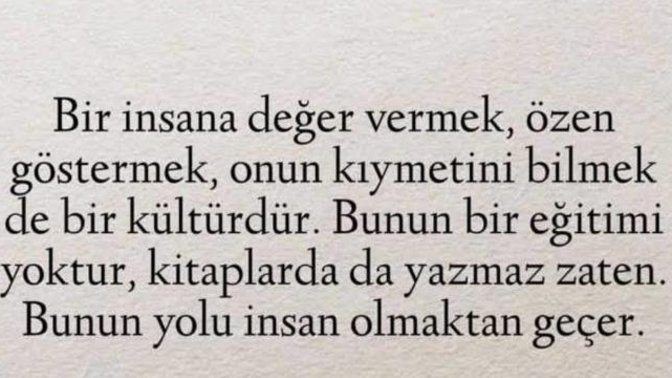 “Değer” karşılıklı mı olmalıdır?