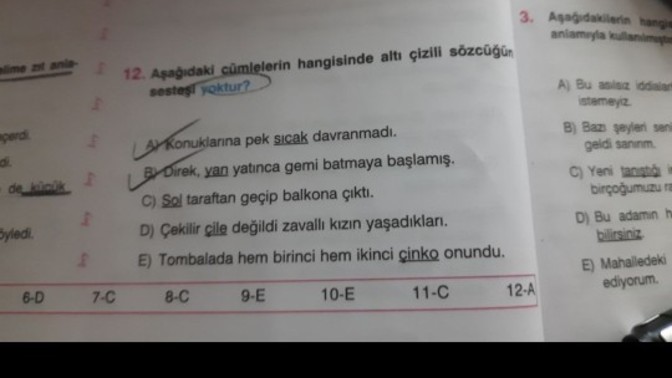 Sicak kelimesi sestes midir?