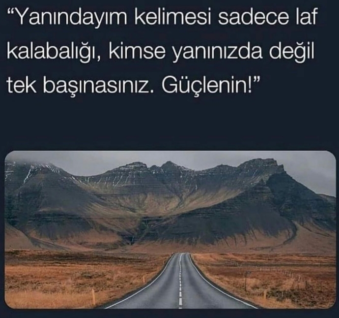 Güçlenin💪ve yorum sizin...😊✌✌