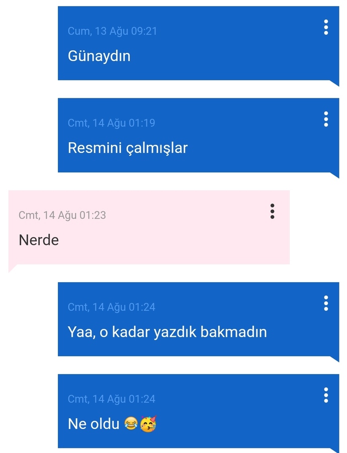 Yaa, işte böyle bakarsınız.