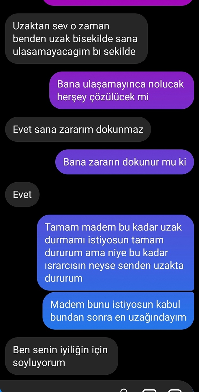 Ben gibi seveni bulamayınca pişman olup döner mi? Amacım barışmak değil sadece uğruna köpek olduğunu görmek istiyorum?