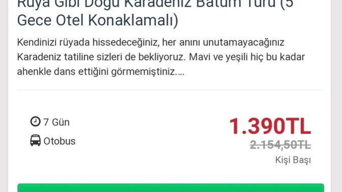 Karadeniz turuna katılmayı düşünüyorum daha önce katılan oldu mu?