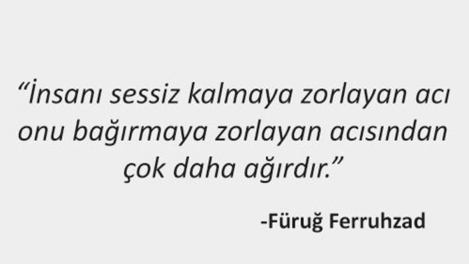 Acını nasıl yaşarsın sessizce mi yoksa bağıra çağıra mı?