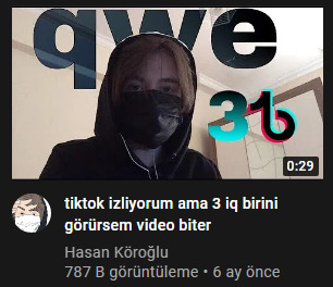 Moralim bozuk beni güldür?
