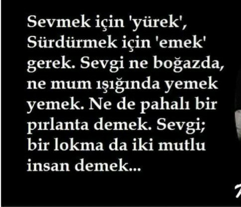 Sevmek için sevilmek için ne gerek?