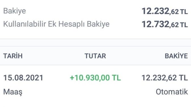 Şu an hesabınızdaki paradan memnun musunuz? Bu hesap sizde olsa şu an memnun olur muydunuz?