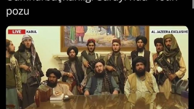 Evet hayırlı uğurlu olsun taliban Afganistanı ele geçirdi?