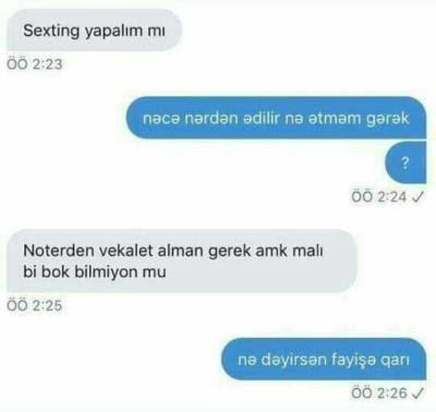 Sexting saçmalık değilse sizce nedir?