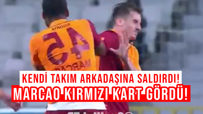 Giresunspor 0 Galatasaray 2! Marcao takım arkadaşı Kereme kafa atarak kırmızı kart gördü! Sizce bu kepazeliğin sorumlusu kim?