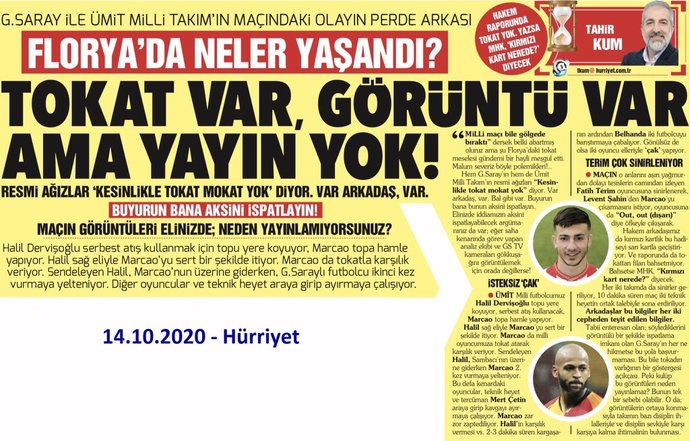 Bugünkü Galatasaray maçında Marcao , takım arkadaşı Kereme kafa ve yumruk attı. Ne düşünüyorsunuz?