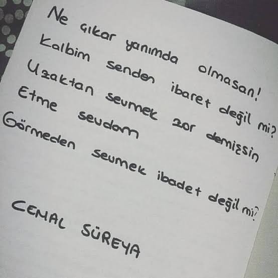 Birini görmeden sevebilir misiniz?