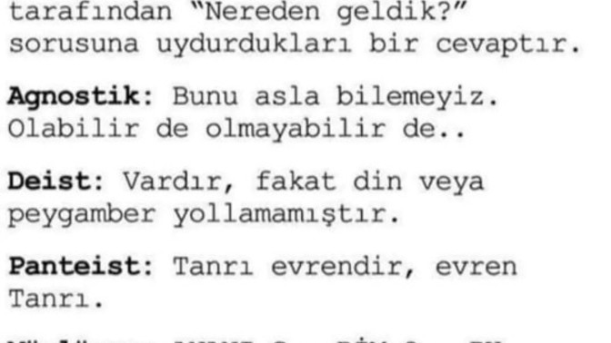 Tanrı var mıdır?