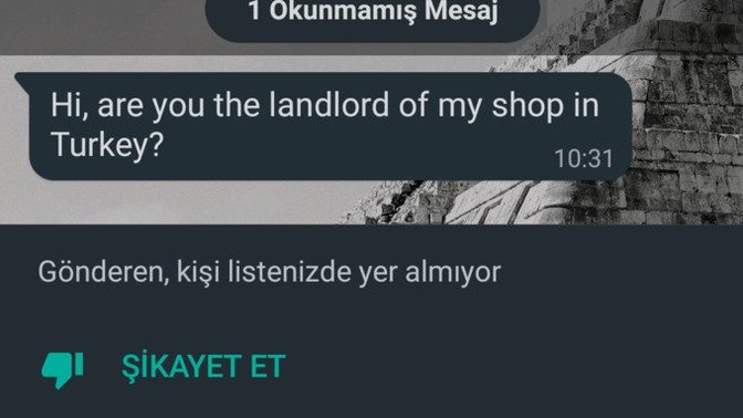 Biri whatsaaptan böyle bir şey yazdı ne yapmalıyım?
