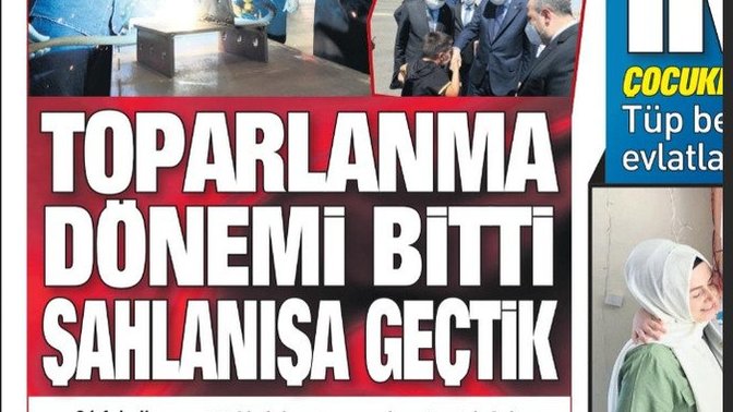 Sabah gazetesinin bugünkü manşeti: Toparlanma bitti, şahlanışa geçtik! Gerçekten ekonomi şahlandı mı?