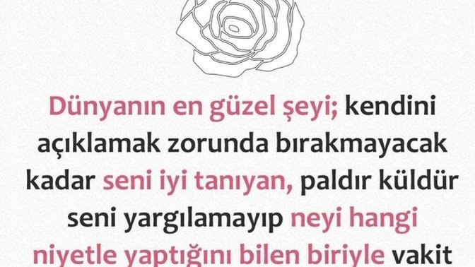 Hayatınızda sizi gerçek mânâ da tanıyan kişiler var mı?