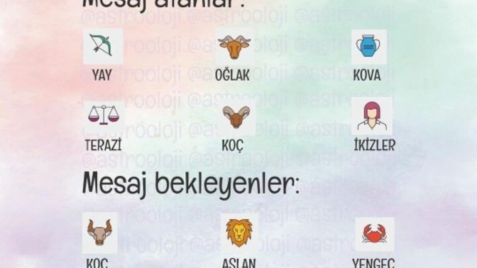 Hangi burçlar özleyince mesaj atar?
