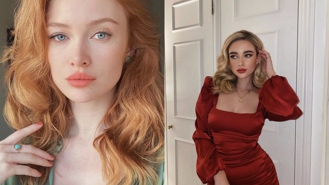 Beyaz tenli kadını aşırı seksi gösteren sarı saç mı, yoksa kızıl saç rengi mi?