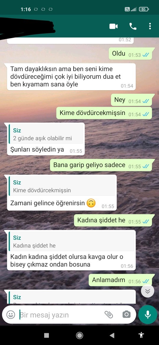 1 günlük sevgilim beni döveceğini ima etti, gelecekte gerçekten böyle bir şey yapar mı?