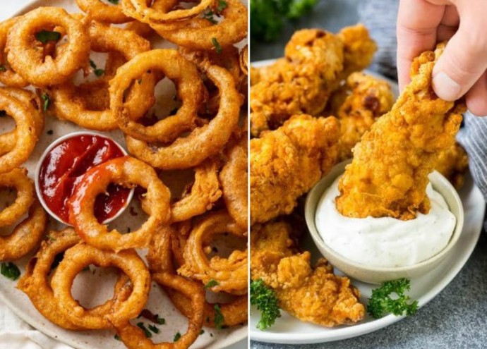 Size göre soğan halkası mı daha lezzetli yoksa parmak tavuk mu?