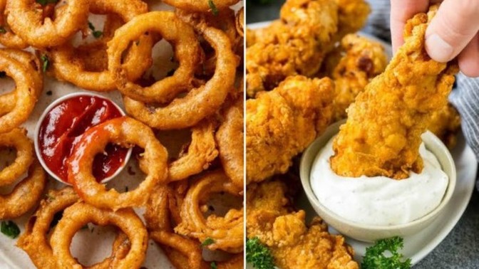 Size göre soğan halkası mı daha lezzetli yoksa parmak tavuk mu?