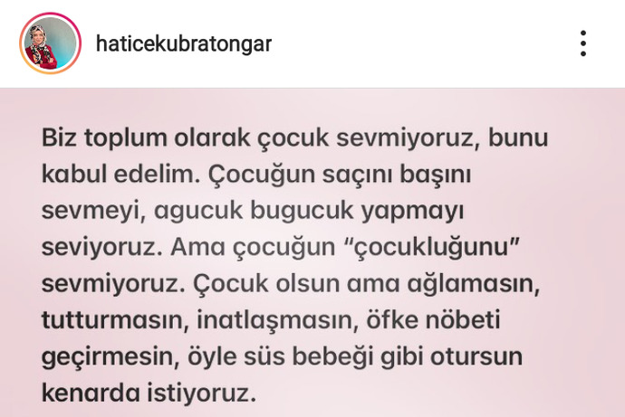 Bizim toplumumuz çocukları sevmiyor mu?