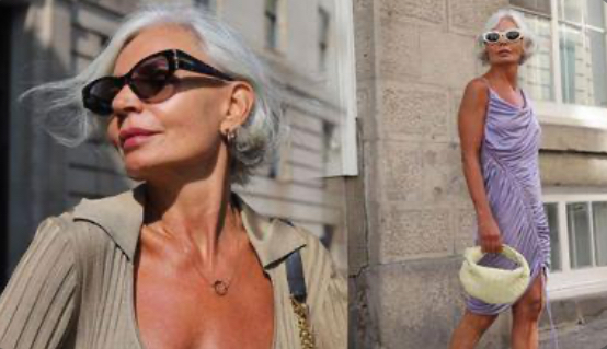 56 yaşında moda ikonu! İnsanlar yaşına göre mi ruhuna göre mi giyinmeli?
