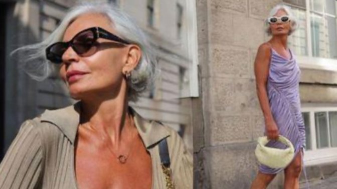 56 yaşında moda ikonu! İnsanlar yaşına göre mi ruhuna göre mi giyinmeli?