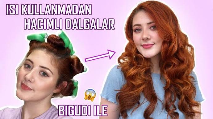 Bigudi ile şekillendir