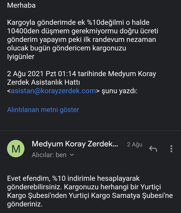 Medyum Koray Zerdek?