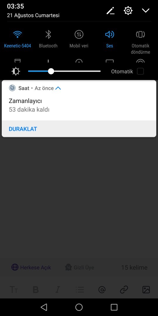Geceleri yemek yeme alışkanlığınız var mı?
