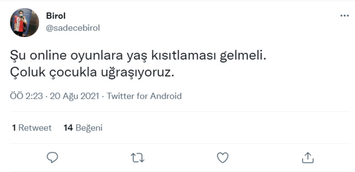Online oyunlarda yaş sınırı kaç olmalı?