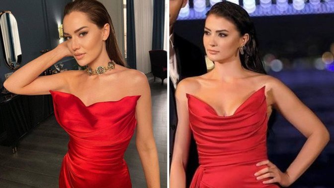 Tarafını seç! Elbise Fahriye Evcen'e mi yoksa Burcu Özberk'e mi daha çok yakışmış?