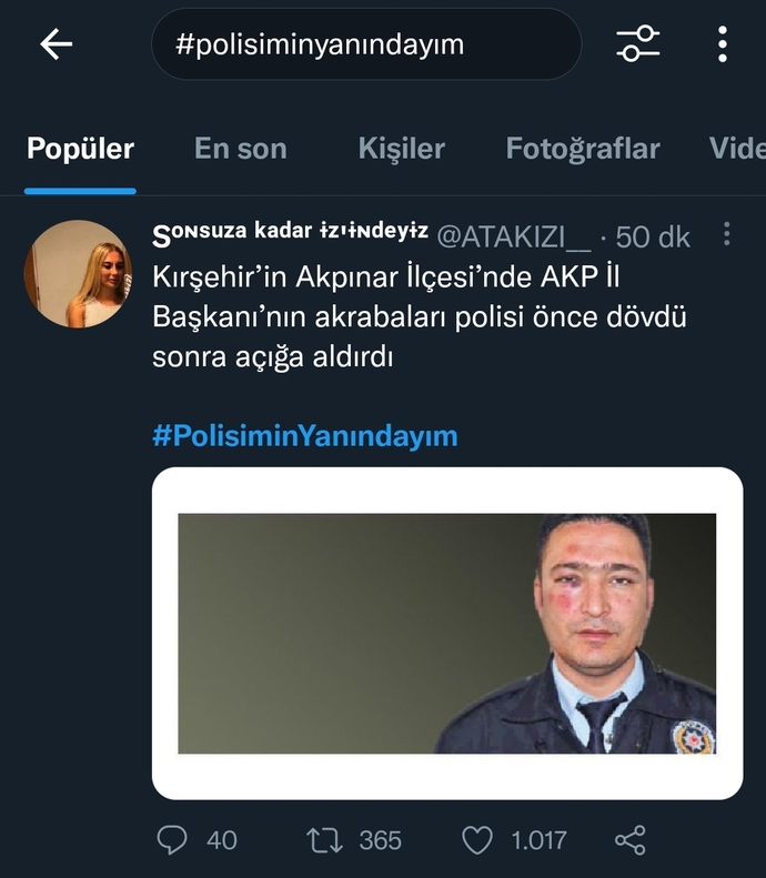 AKP il başkanının akrabaları polisi dövdü ve açığa aldırdı bu konuda ne diyeceksiniz?