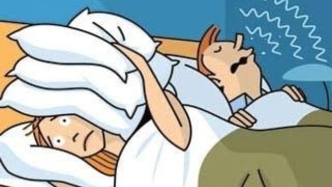 Horlayan birinin yanında nasıl dayanıyorsun?