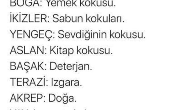 Size hangi koku çıktı?