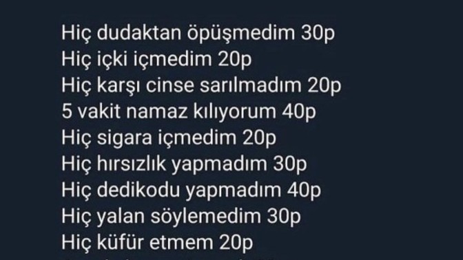 Ne kadar masumsunuz?