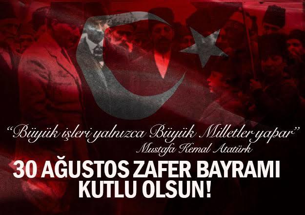 Türkiye Cumhuriyetimizi bağımsızlığına kavuşturan şanlı bayramımız kutlu olsun !!