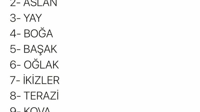 En çok sevilen burçlar listesine göre kaçıncı sıradasınız?