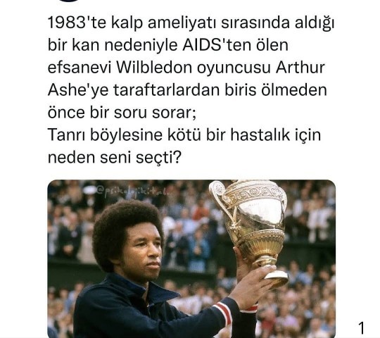 Allah böylesine kötü bir hastalık için neden seni seçti dediniz mi?