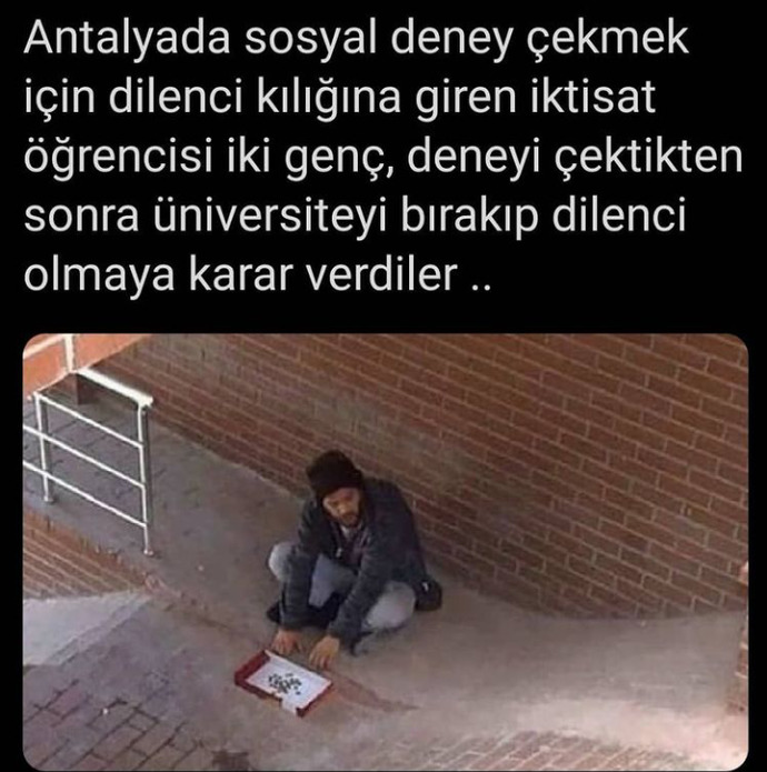 Sosyal deney yapmak istediler dilenci oldular! Dilencilikte bu kadar iyi para var mı?