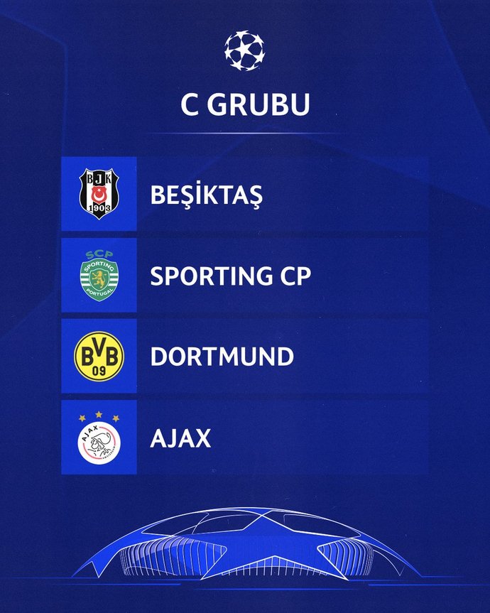 UEFA Şampiyonlar Ligindeki temsilcimiz Beşiktaşın rakipleri belli oldu! Sizce Beşiktaş bu gruptan çıkabilir mi?
