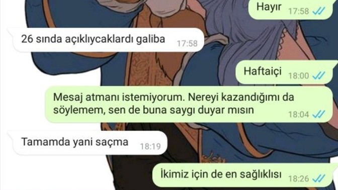 Israrla sınav sonuçlarımı merak eden eski sevgilime söylemeli miyim sizce?