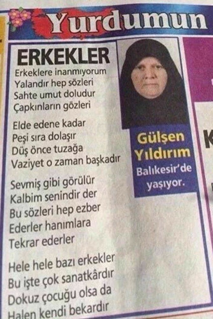 Erkeklere inanıyor musunuz?