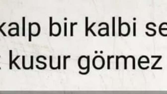 İnsan sevdiğinin kusurlarını görmez mi?
