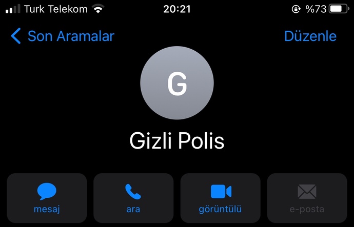 Dostunuz telefonunuzda nasıl kayıtlı?