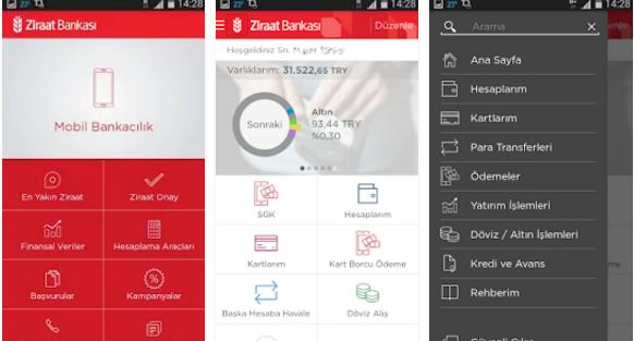 Ziraat bankası mobil bankacılık