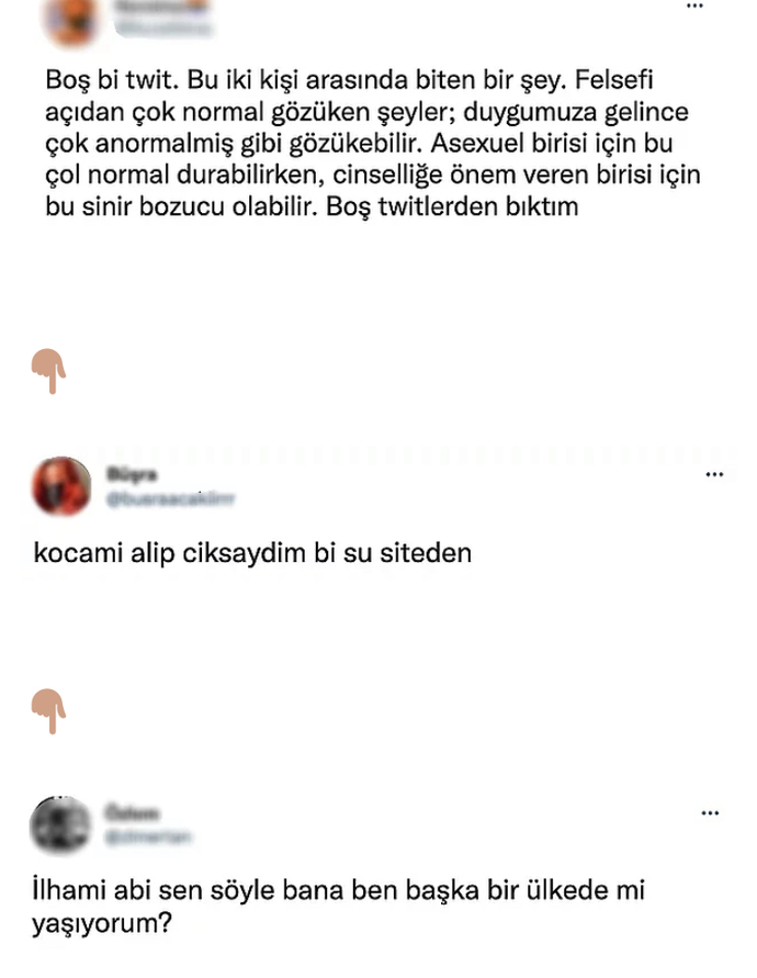 ‘Sevgilim başkasıyla öpüşse kıskanmam, çok anlam yüklüyorsunuz’ diye tweet atan kadına ne demek istersiniz?